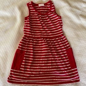 Striped cotton dress